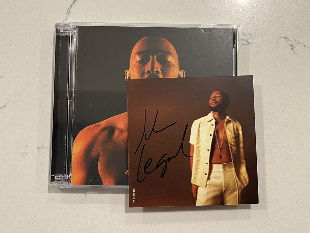John Legend signed autograph “Legend” Art card & CD